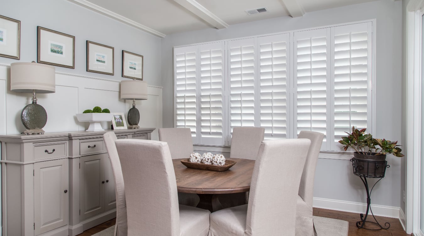 shutters in New York living room